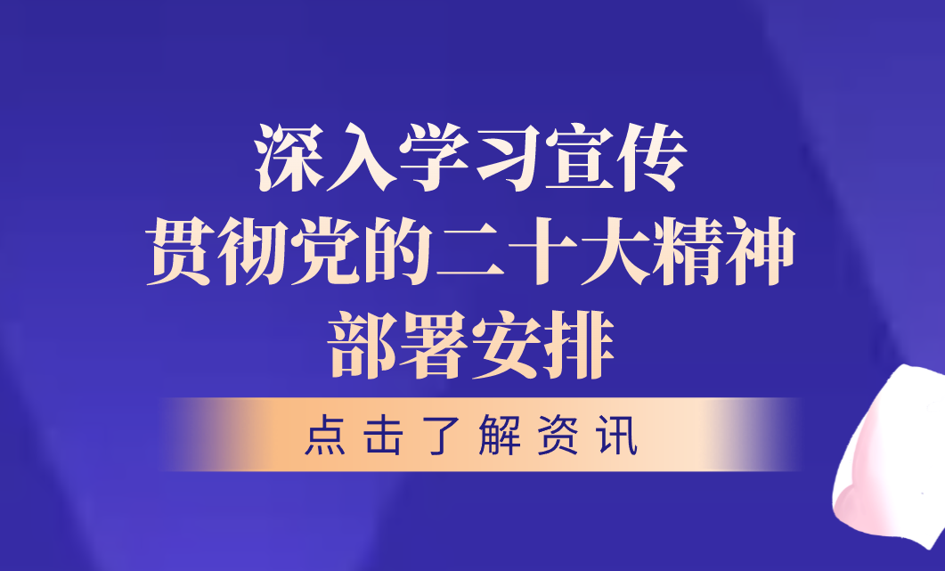 教育系统深入学习宣传贯彻党的二十大精神的部署安排