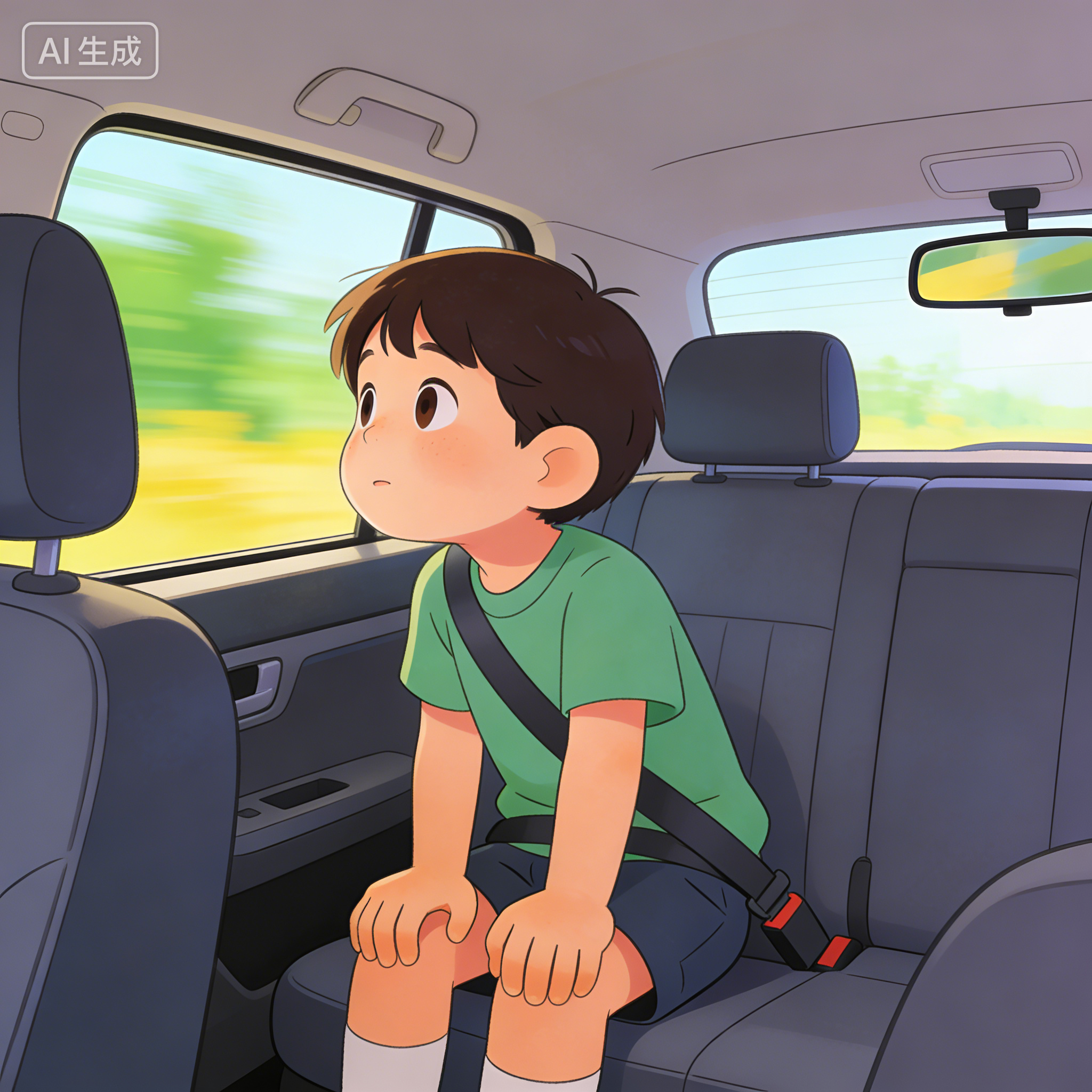 乘车安全记心中：教孩子正确使用安全带