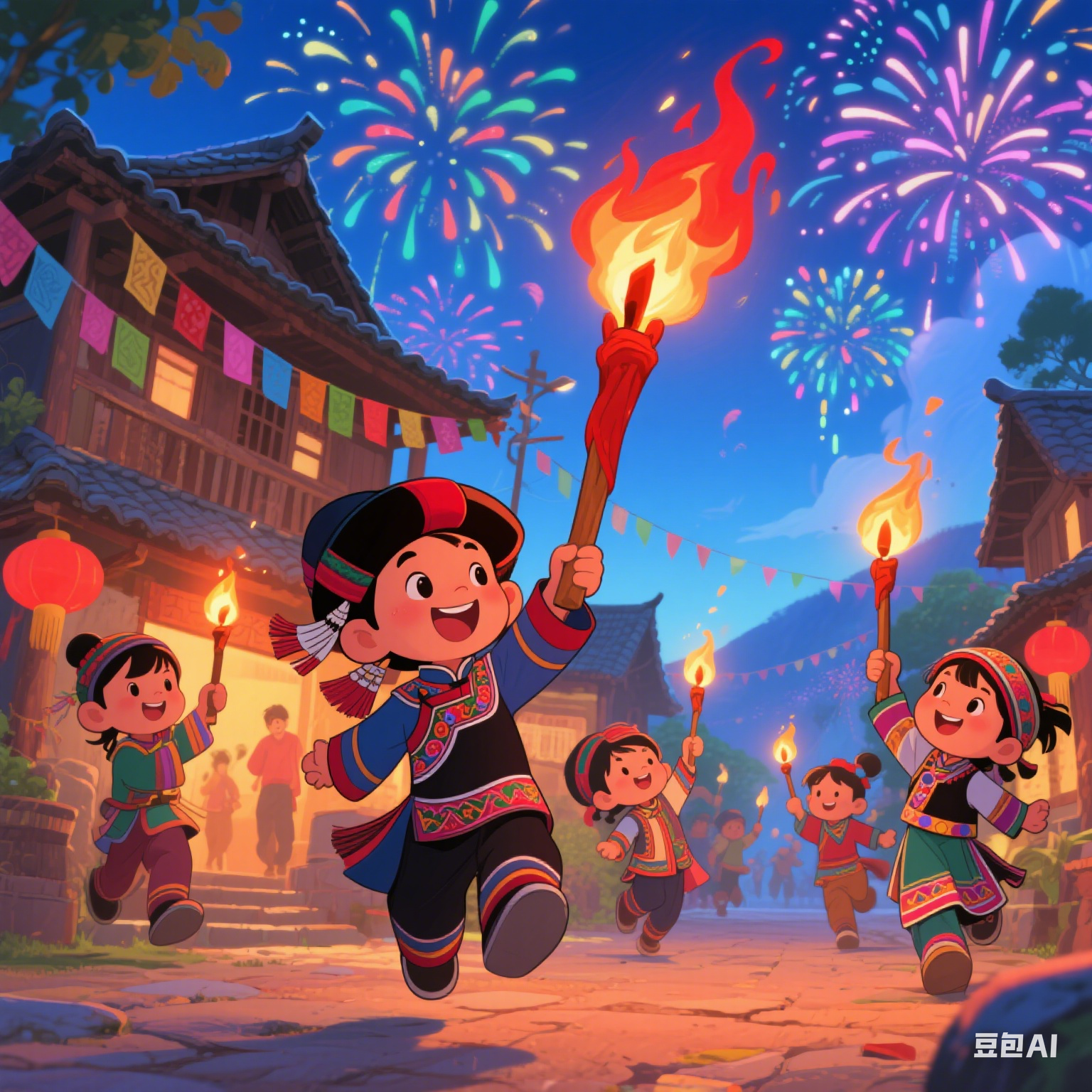 彝族火把节是怎么过的