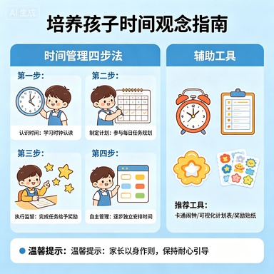 培养孩子的时间观念